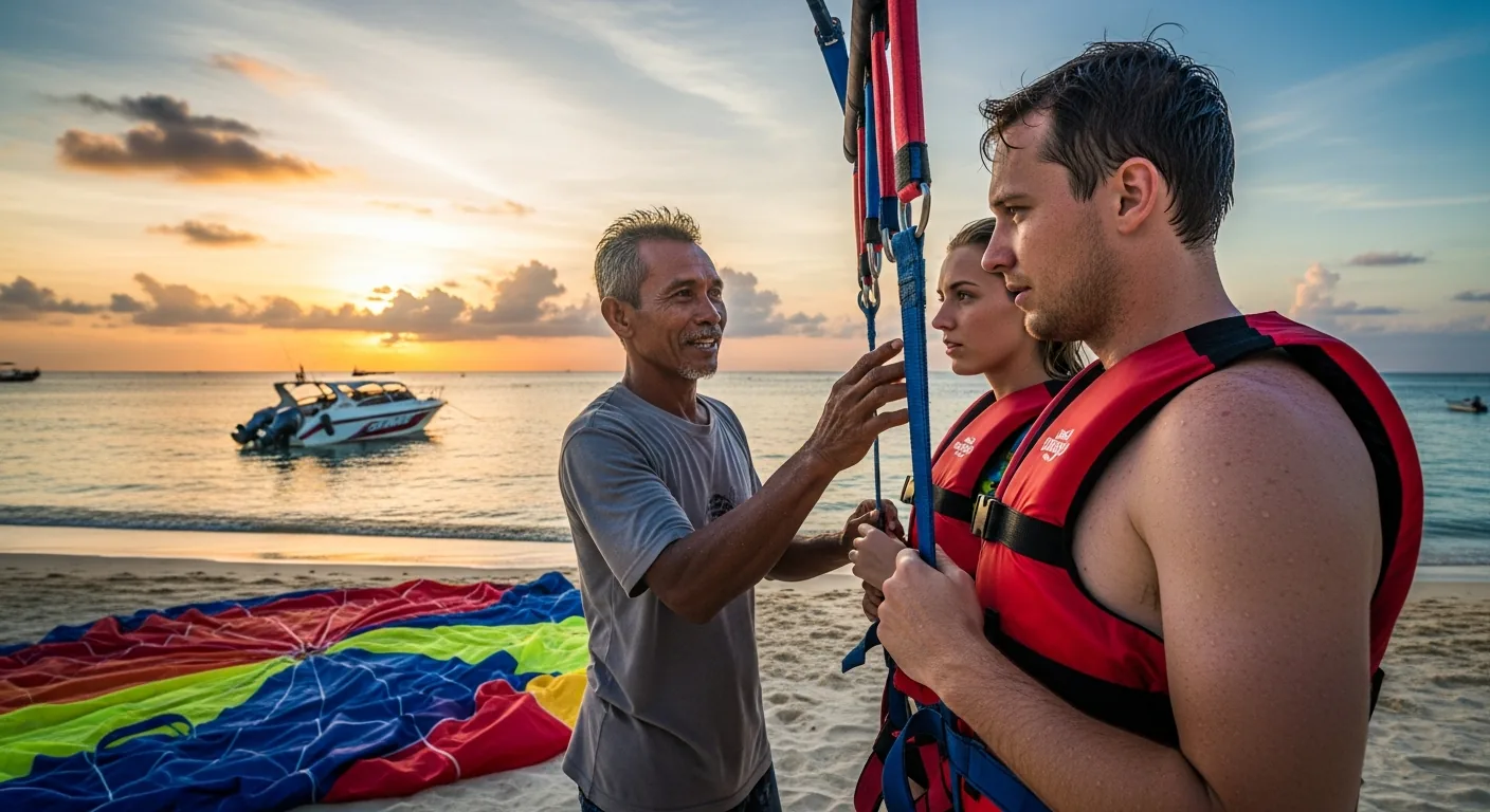 Tandem Parasailing Bali — Couples + Honeymooners Aerial Experience
