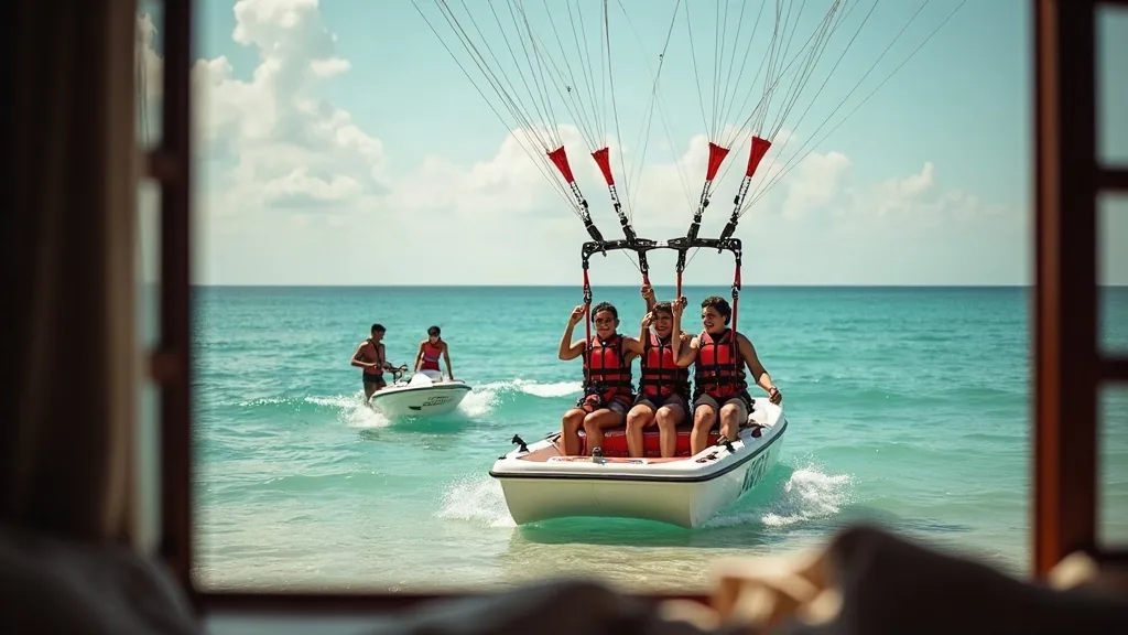 Group Parasailing Bali: Tanjung Benoa Team Packages