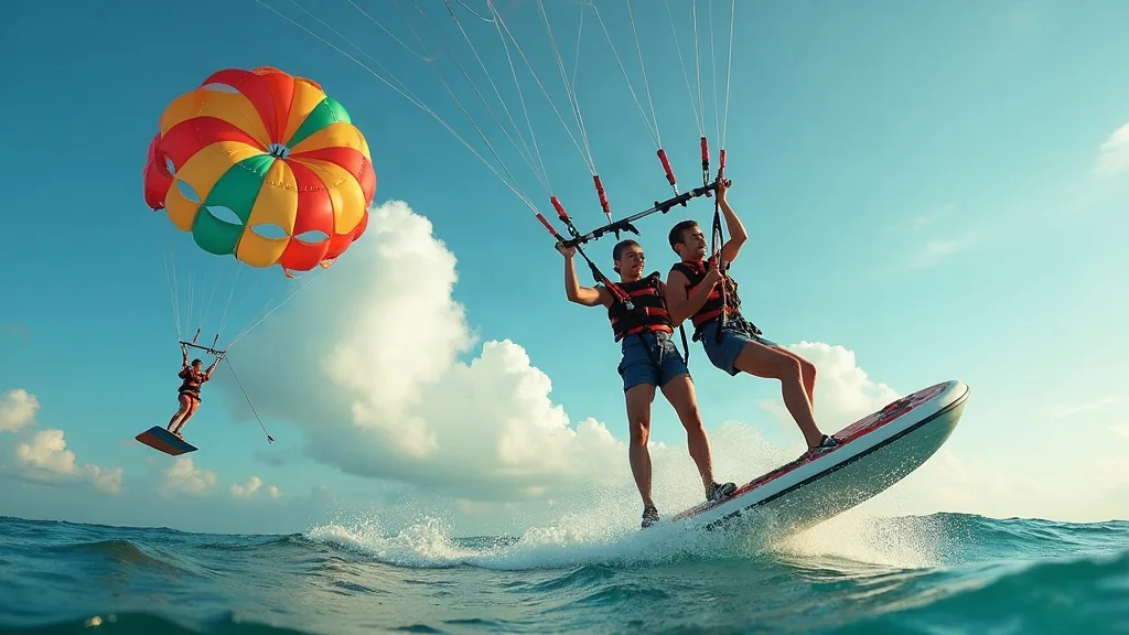 Parasailing & Flyboard Bali: Pair Both in One Morning